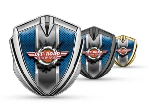 3D Emblem Abzeichen Renn Design Glänzend 3D